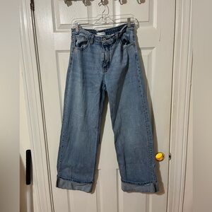 KanCan Blue Wide-Leg Jeans